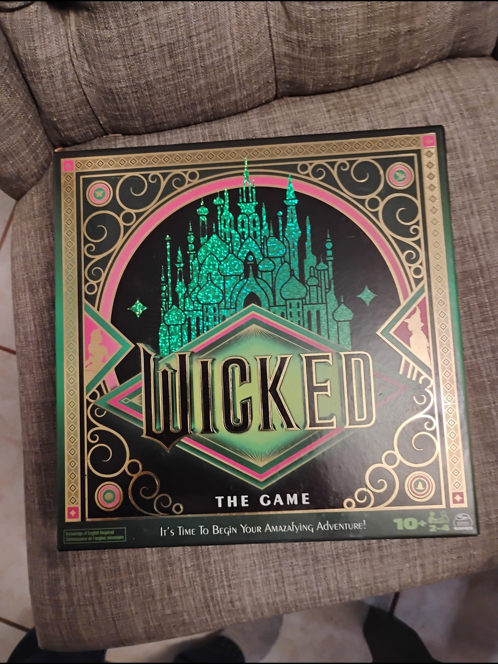 Wicked: The Game Family Board Game - Green & Black